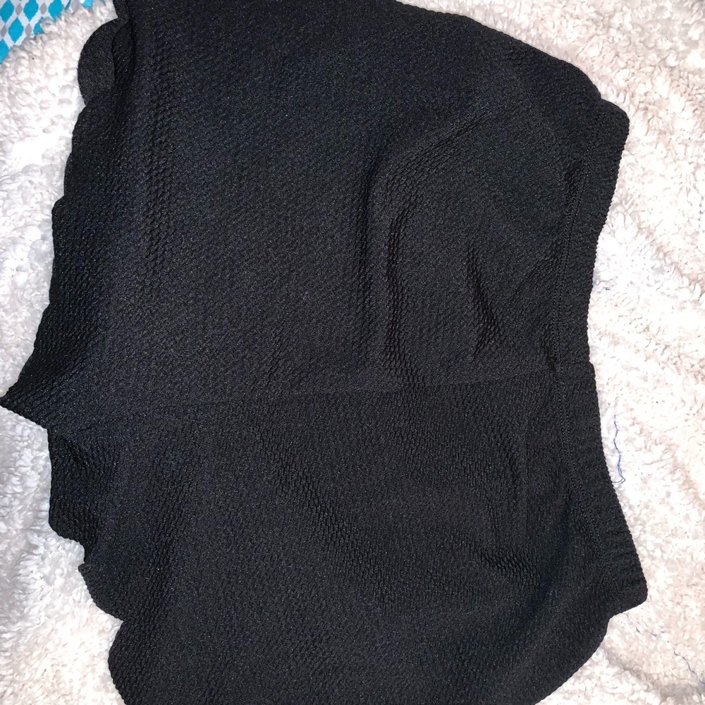 Flowy Black Romwe Shorts